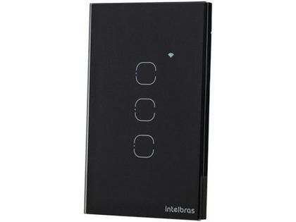 Imagem de Interruptor Inteligente de Iluminação EWS 1003 - Touch Smart Intelbras Wi-Fi compatível com Alexa