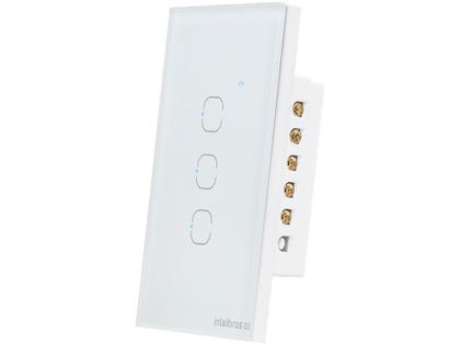 Imagem de Interruptor Inteligente de Iluminação EWS 1003 - Touch Smart Intelbras Wi-Fi compatível com Alexa