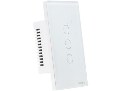 Imagem de Interruptor Inteligente de Iluminação EWS 1003 - Touch Smart Intelbras Wi-Fi compatível com Alexa