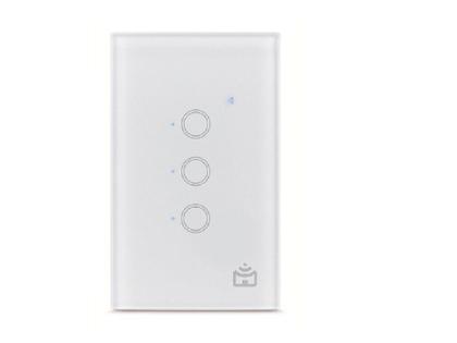 Imagem de Interruptor Inteligente de Iluminação Positivo - Wi-Fi compatível com Alexa 3 Botões