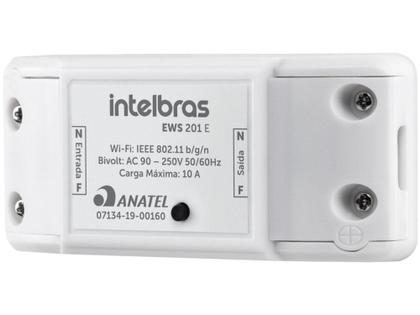Imagem de Interruptor Inteligente de Tomada EWS 201 E  - Intelbras Wi-Fi compatível com Alexa 1 Botão