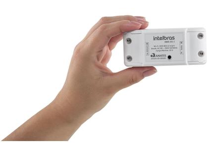 Imagem de Interruptor Inteligente de Tomada EWS 201 E  - Intelbras Wi-Fi compatível com Alexa 1 Botão