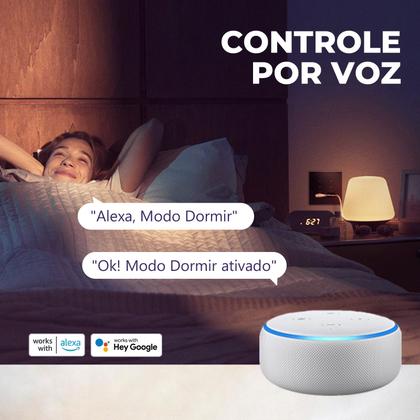 Imagem de Interruptor inteligente fosco 4x4 Com 2 Tomada Soft Touch Série Vênus Wifi ekaza