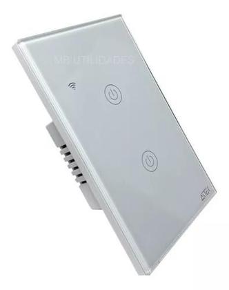 Imagem de Interruptor inteligente luz 2 botões touch