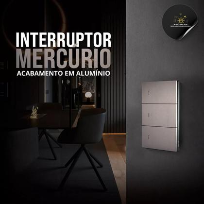 Imagem de Interruptor Inteligente Mercúrio 2 Teclas Física Zigbee Ekaza
