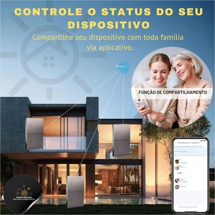 Imagem de Interruptor Inteligente Mercúrio 2 Teclas Físicas Zigbee