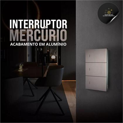 Imagem de Interruptor Inteligente Mercúrio 2 Teclas Físicas Zigbee