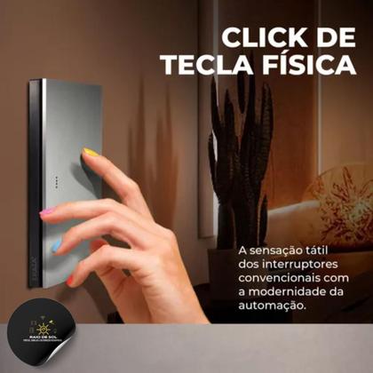Imagem de Interruptor Inteligente Mercúrio 3 Teclas Física Zigbee Ekaza