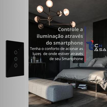 Imagem de Interruptor Inteligente Módulo de embutir Wifi 3 Canais Mini