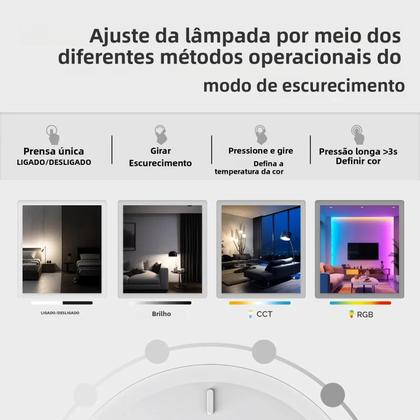 Imagem de Interruptor Inteligente MOES ZigBee Sem Fio Com Bateria, Controlador De Cena Para App SmartLife