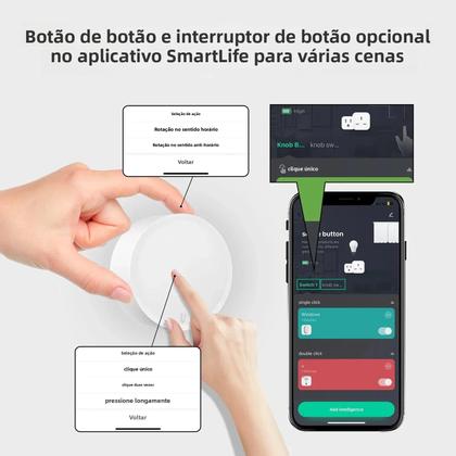 Imagem de Interruptor Inteligente MOES ZigBee Sem Fio Com Bateria, Controlador De Cena Para App SmartLife