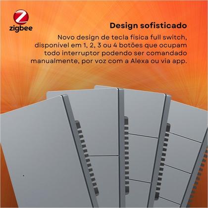Imagem de Interruptor Inteligente NovaDigital 1 Tecla Física Zigbee