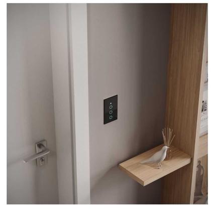 Imagem de Interruptor Inteligente Preto Wifi 3 Botoes Touch Avant Neo