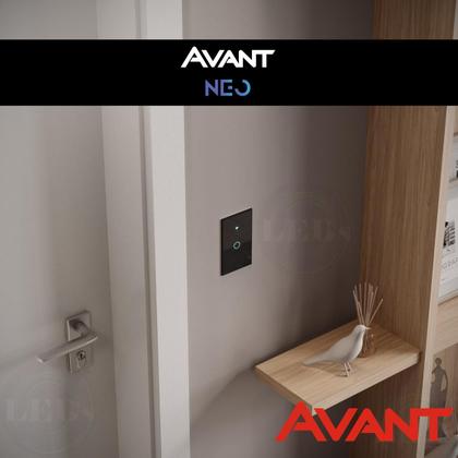 Imagem de Interruptor Inteligente Preto Wifi Touch Avant Neo Bivolt