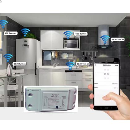 Imagem de Interruptor Inteligente Relé Wifi Alexa Google Home Siri 10a