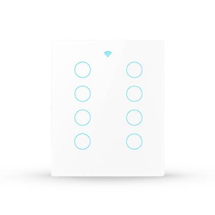 Imagem de Interruptor Inteligente Smart Wi-fi Alexa google 8 Botões 4x4 Bivolt Branco Cod: 291990455 Neo Avant