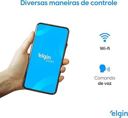 Imagem de Interruptor inteligente Smart Wi-fi Botão Touch Compatível Alexa e Google Home Elgin