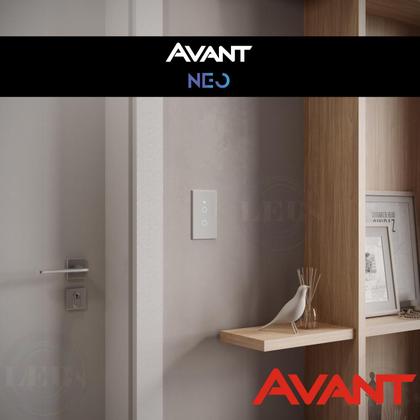 Imagem de Interruptor Inteligente Smart Wifi 2 Botões Touch Avant Neo