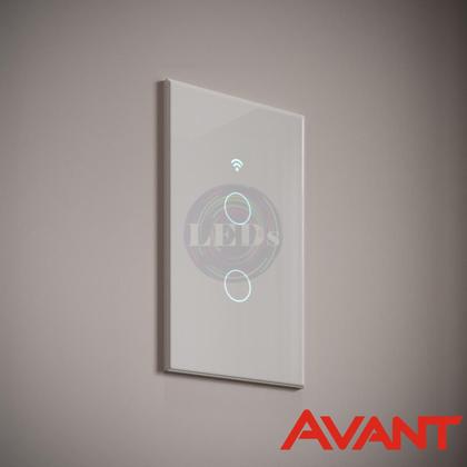 Imagem de Interruptor Inteligente Smart Wifi 2 Botões Touch Avant Neo