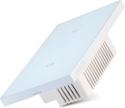 Imagem de Interruptor Inteligente Soft Touch Vênus 2 Botões BRANCO Alexa Google Ekaza - EKTL-T407-2W