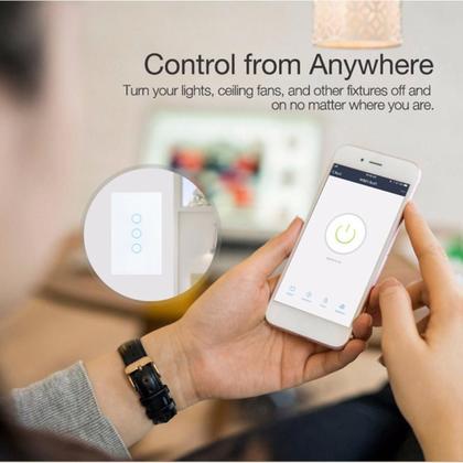 Imagem de Interruptor Inteligente Switch Smart Touch Wifi - 3 Teclas