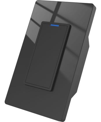 Imagem de Interruptor Inteligente Tecla Física 1 Botão Zigbee PRETO JWCOM SA-ZB279A-PT