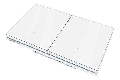 Imagem de Interruptor Inteligente Tecla Física vidro 3 Botões Zigbee Branco jwcom SA-ZB217C-BR