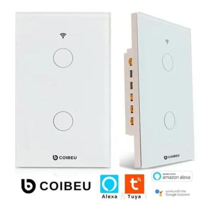 Imagem de Interruptor Inteligente Tomada 2 Botões Wifi Smart Automação