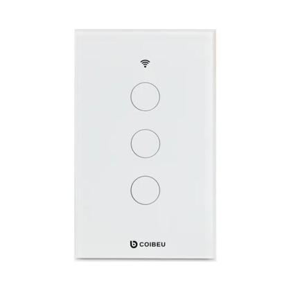 Imagem de Interruptor Inteligente Tomada 3 Botões Wifi Smart Automação