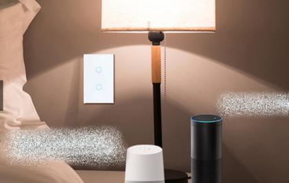 Imagem de Interruptor Inteligente Touch Via Celular Wifi Automação 2 Botões