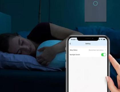 Imagem de Interruptor Inteligente Touch Via Celular Wifi Automação 2 Botões