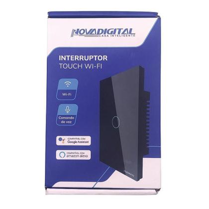Imagem de Interruptor Inteligente Touch Wifi 3-Botoes