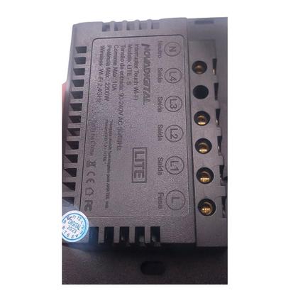 Imagem de Interruptor Inteligente Touch Wifi 3-Botoes