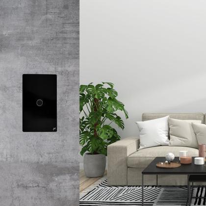 Imagem de Interruptor Inteligente Touch Zigbee 1 Botão NovaDigital Business Compatível Alexa e Google Assistente Preto