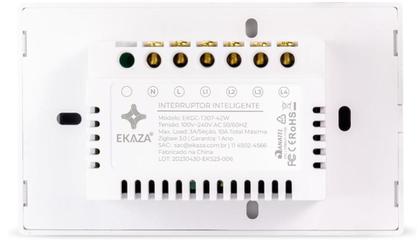 Imagem de Interruptor Inteligente Touch Zigbee Ekaza 2 Botão Alexa