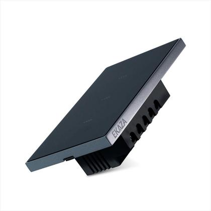 Imagem de Interruptor Inteligente Vênus Wifi 3 Botões Ekaza Preto 4X2