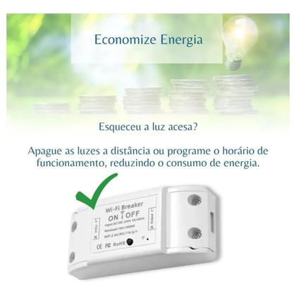 Imagem de Interruptor Inteligente WI-FI Alexa Google Tomada Digital