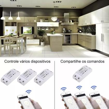 Imagem de Interruptor Inteligente Wi-fi Automação Residencial