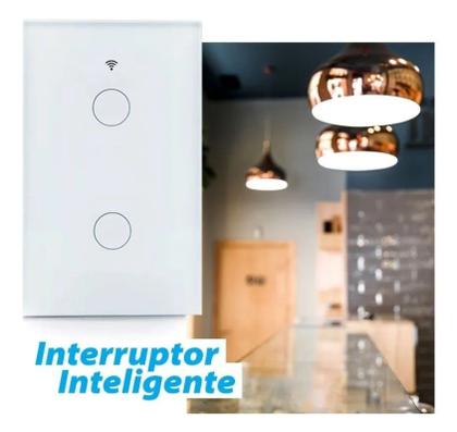 Imagem de Interruptor Inteligente Wi-fi de Vidro Coibeu 2 Touch