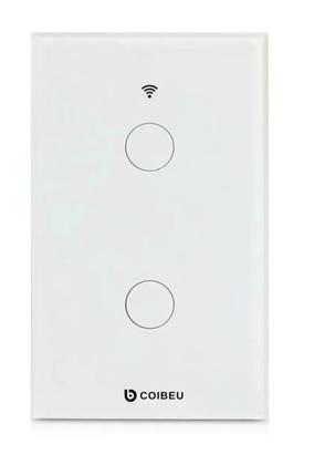 Imagem de Interruptor Inteligente Wi-fi de Vidro Coibeu 2 Touch