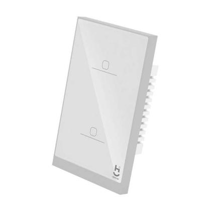 Imagem de Interruptor Inteligente Wi-Fi Geonav 2Botões HIWINT2C Branco