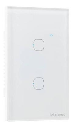 Imagem de Interruptor Inteligente Wi-fi Wireless 2 Botões Intelbras