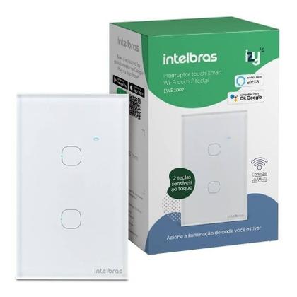 Imagem de Interruptor Inteligente Wi-fi Wireless 2 Botões Intelbras