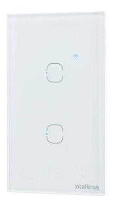 Imagem de Interruptor Inteligente Wi-fi Wireless 2 Botões Intelbras