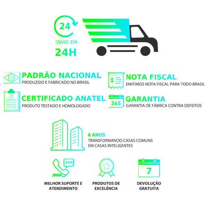 Imagem de Interruptor Inteligente WiFi Coisas Espertas 4x2 De 2 Canais