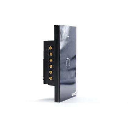 Imagem de Interruptor Inteligente Wifi Ekaza 1 Botão preto - Alexa Google Assistant