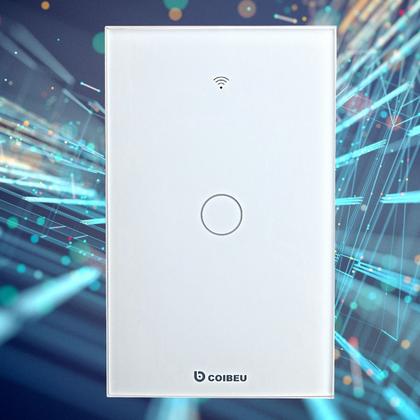 Imagem de Interruptor Inteligente WiFi, Smart Sem Fio Multifuncional 1 botão (MB301 com neutro) Compatível Com Alexa Google