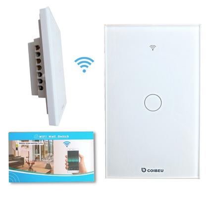 Imagem de Interruptor Inteligente WiFi, Smart Sem Fio Multifuncional 1 botão (MB301 com neutro) Compatível Com Alexa Google