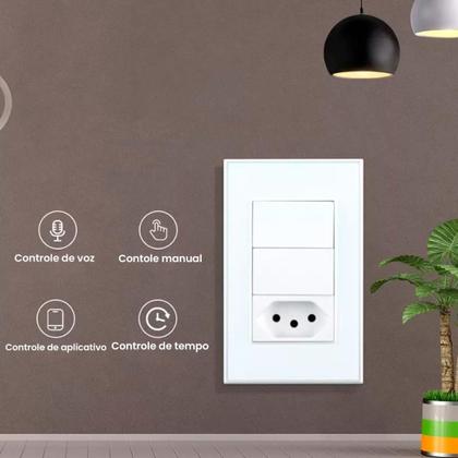 Imagem de Interruptor Inteligente Zemismart, Tomada 10A - Tb25