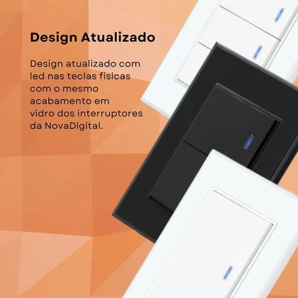 Imagem de Interruptor Inteligente Zigbee 1 Tecla Física Novadigital
